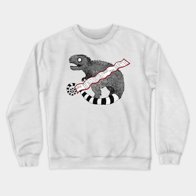 Burton-esque T Rex Crewneck Sweatshirt by djrbennett